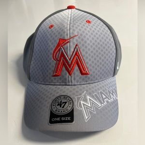 *New Forty Seven '47 Brand MLB Miami Marlins Adjustable Baseball Hat